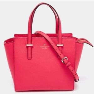Kate Spade Cedar Street Hayden 2-Way Bag Detachable Crossbody In Coral